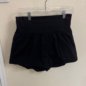 HALARA Black High-Waist Shorts